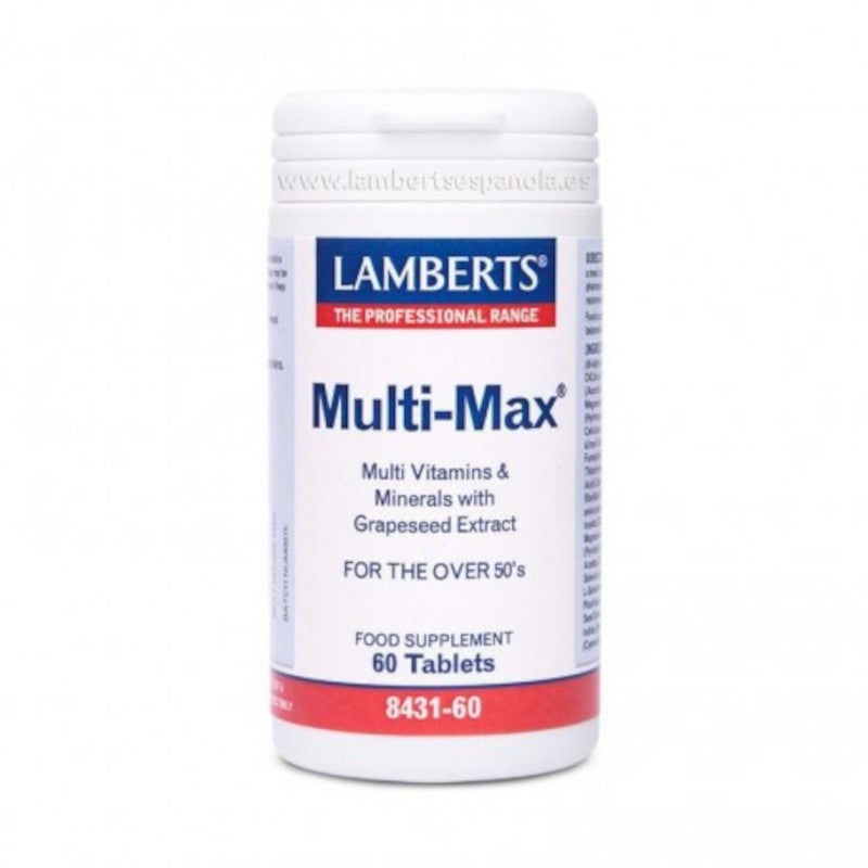 Lamberts Multi-Max (Vitaminas + Minerales + Aminoácidos) 60 Comprimidos-1