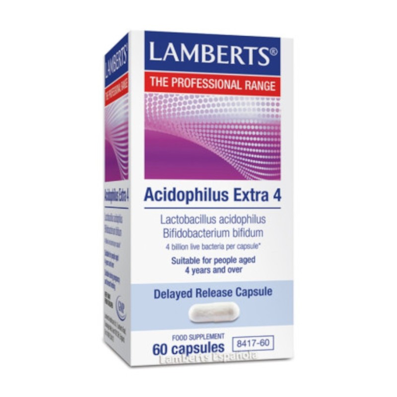 Lamberts Acidophilus Extra 4 60 Cápsulas-1