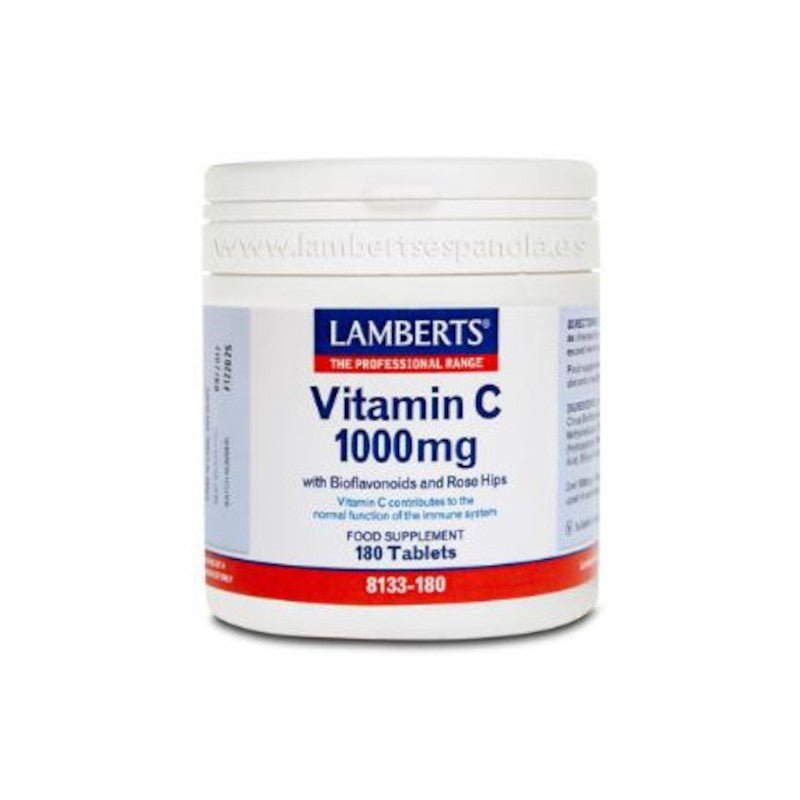Lamberts Vitamina C 1000 mg con Bioflavonoides 180 Comprimidos-1