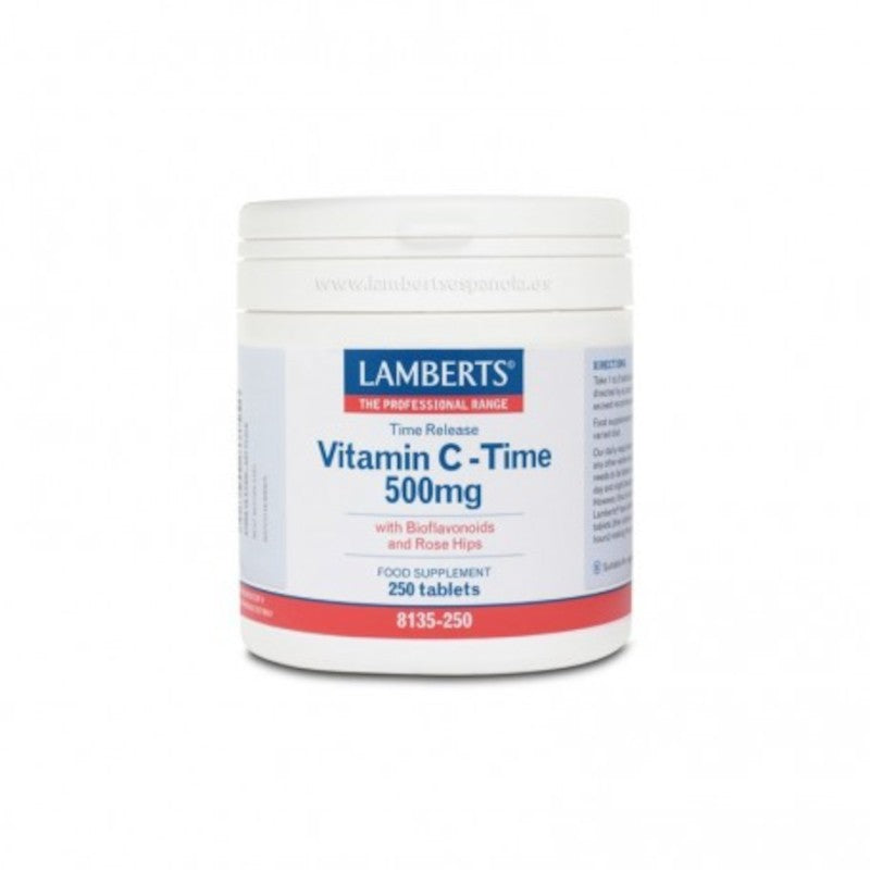Lamberts Vitamina C Time 500 mg de Liberación Sostenida 250 Comprimidos-1