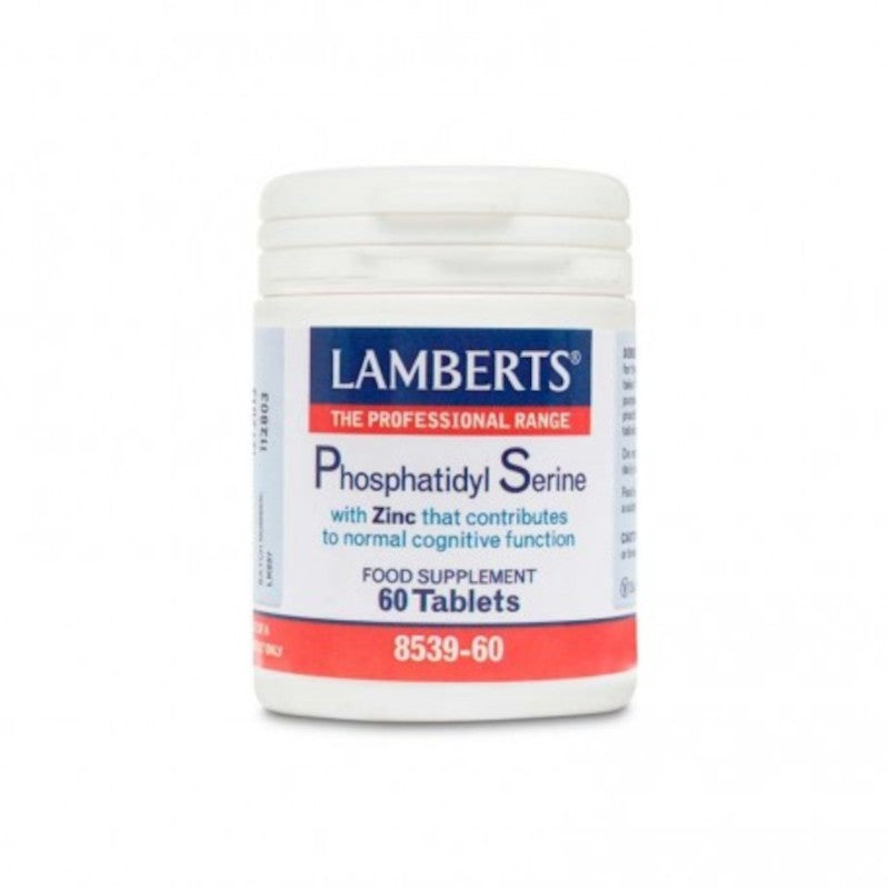 Lamberts Fosfatidil Serina 100 mg Zinc 60 Comprimidos-1
