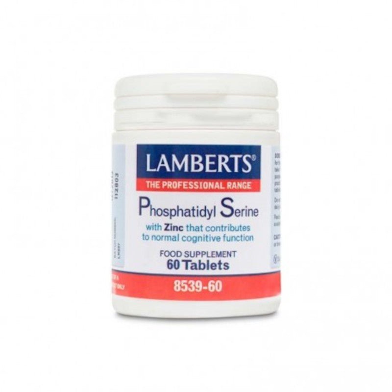 Lamberts Fosfatidil Serina 100 mg Zinc 60 Comprimidos-1