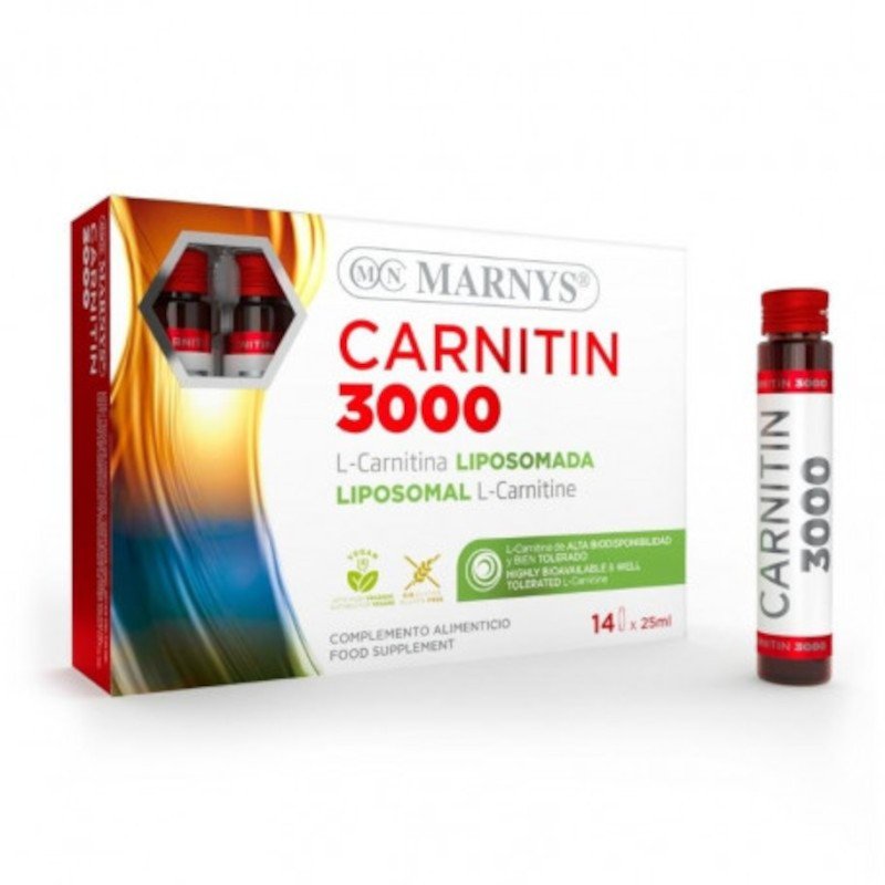 Marnys Carnitin 3000 25 ml 14 Viales-1