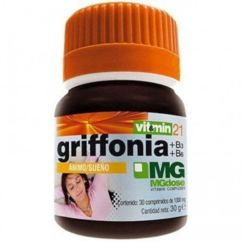 MgDose Griffonia +B3+B6 1000 mg 30 Comprimidos-1
