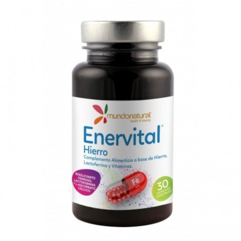 Mundo Natural Enervital Hierro 30 Cápsulas-1