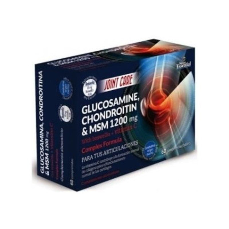 Nature Essential Glucosamina + Condroitina + MSM 60 ComprimidosComprimidos-1