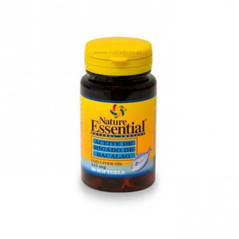 Nature Essential Aceite Hígado de Bacalao 410 mg 50 Perlas-1