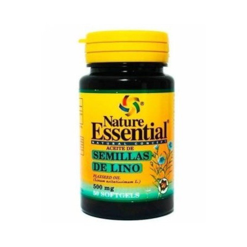 Nature Essential Aceite de Semillas de Lino 500 mg 50 Perlas-1