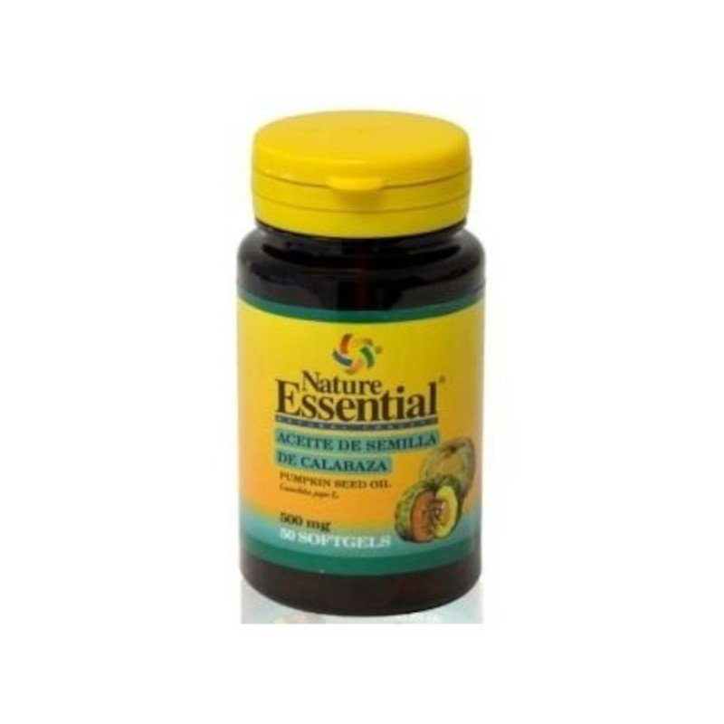 Nature Essential Aceite Semilla Calabaza 500 mg 50 Perlas-1