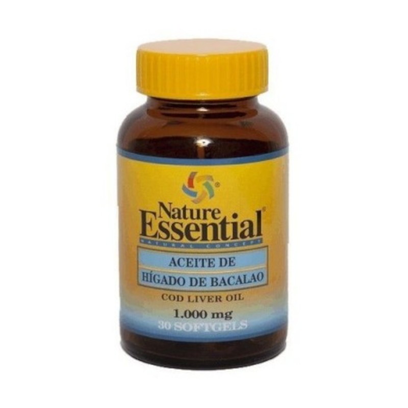 Nature Essential Aceite Hígado de Bacalao 1000 mg 30 Perlas-1