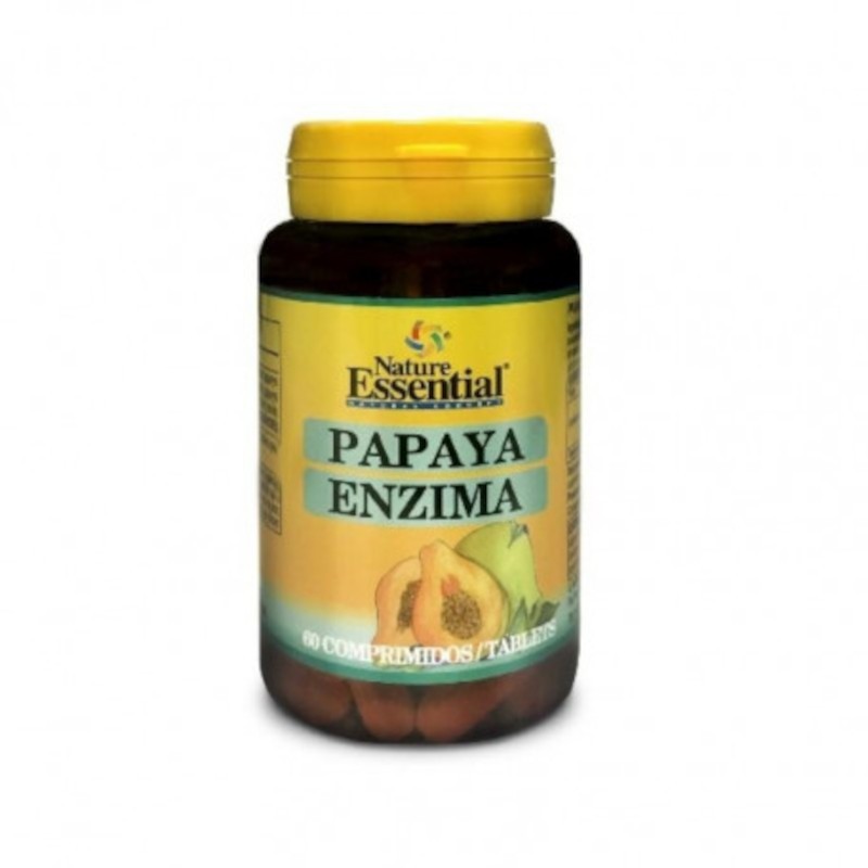 Nature Essential Papaya Enzima 60 Comprimidos-1