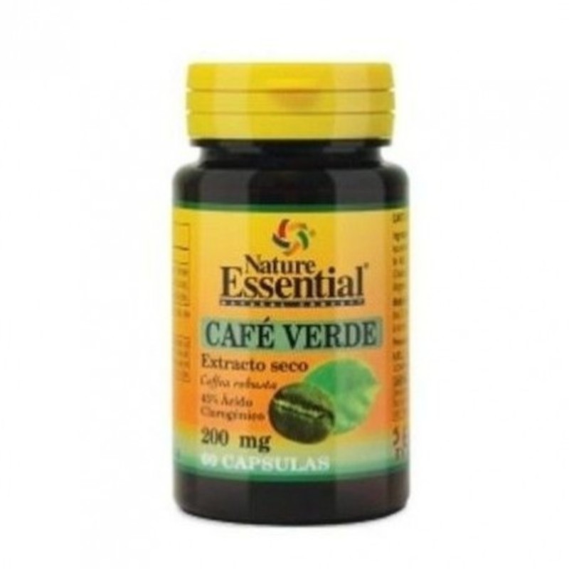 Nature Essential Cafe Verde 200 mg (Ext. Seco) 60 Cápsulas-1