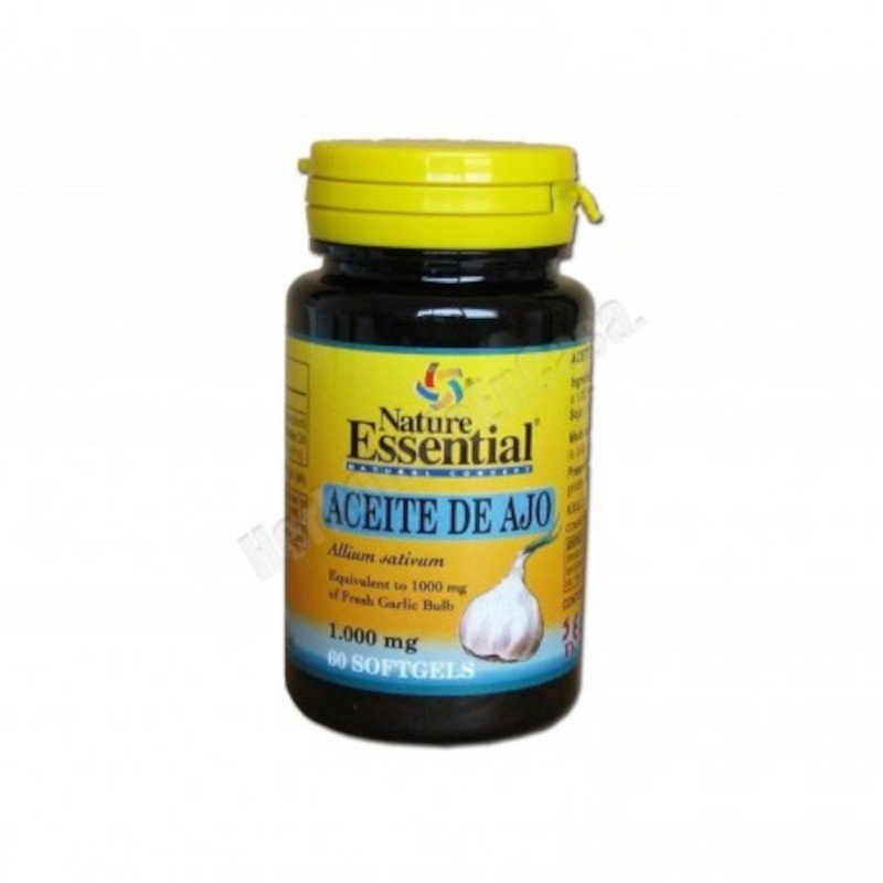 Nature Essential Aceite de Ajo 1000 mg 60 Perlas-1
