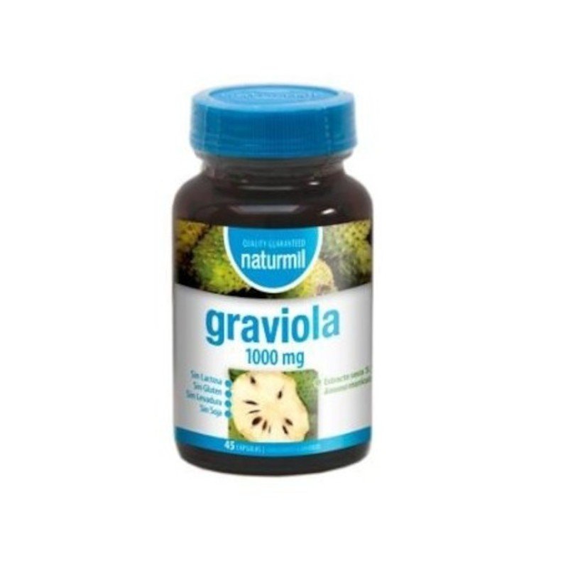 Naturmil Graviola (Anona) 1000 mg 45 Cápsulas-1