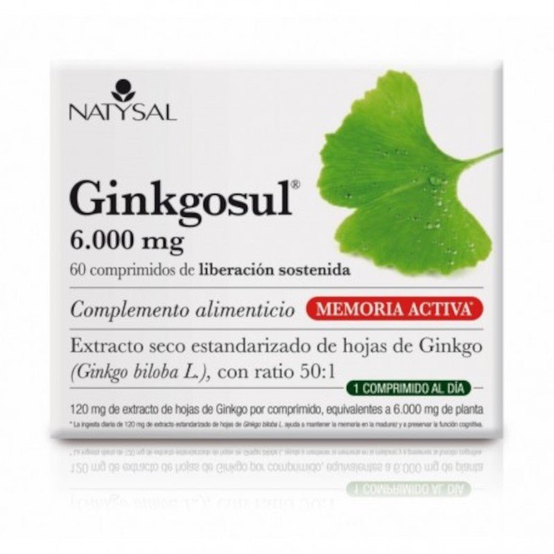 Natysal Ginkgosul 6.000 mg 60 Comprimidos-1