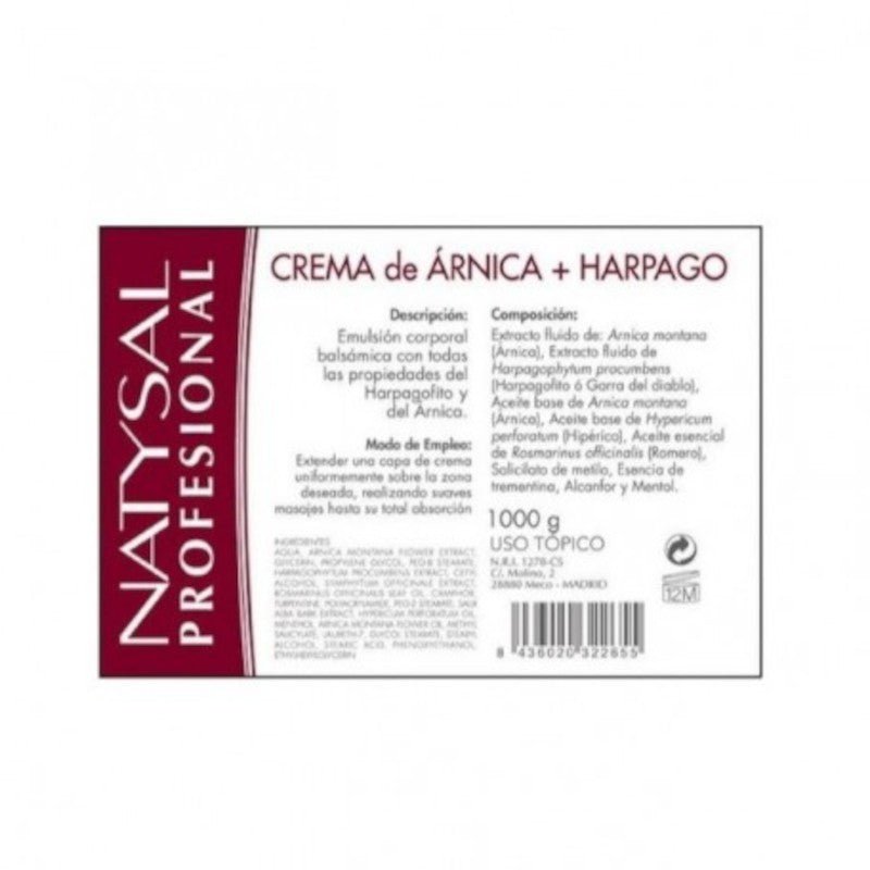 Natysal Crema de Árnica y Harpagofito 1000 g-1