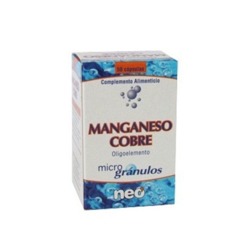 Neo Manganeso-Cobre Microgránulos 50 Cápsulas-1
