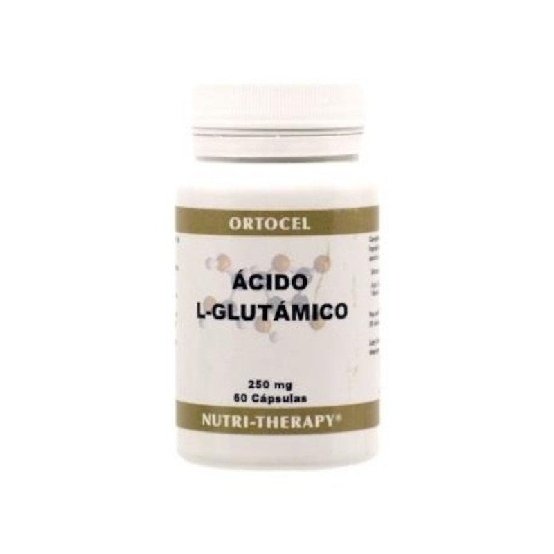 Ortocel Nutri-Therapy Ácido L-Glutámico 250 mg 60 Cápsulas-1