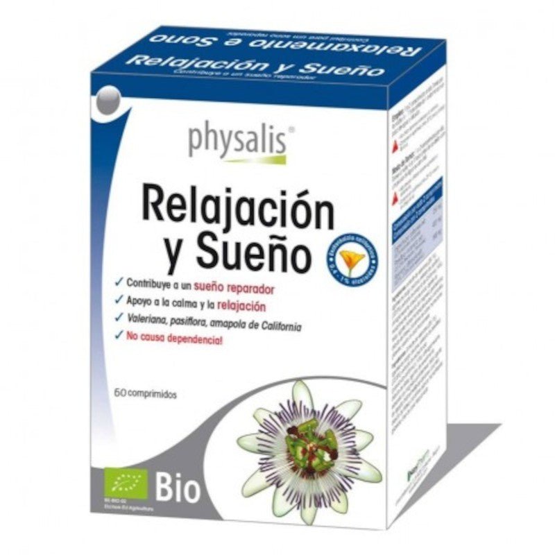 Physalis Relajación y Sueño Bio 45 Comprimidos-1