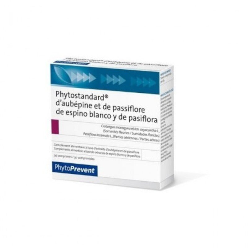 Pileje Phytostandard Espino Blanco - Pasiflora 30 Comprimidos-1