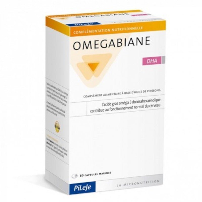 Pileje Omegabiane DHA 700 mg 80 Cápsulas-1
