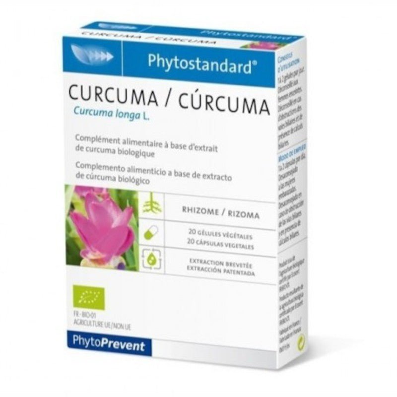 Pileje Phytostandard Cúrcuma 20 Cápsulas-1