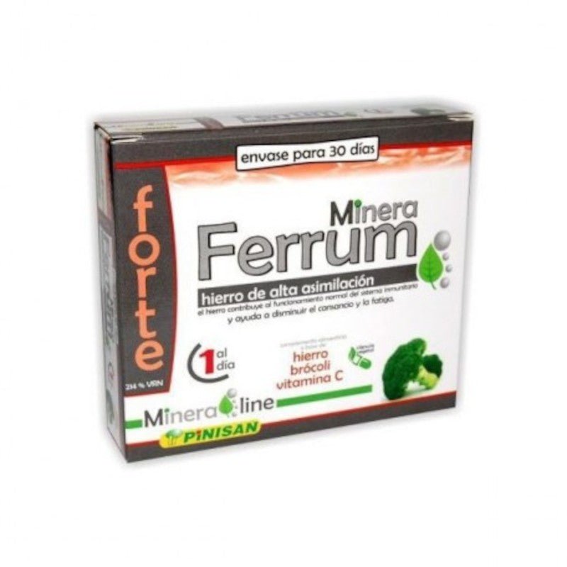 Pinisan Mineraline Ferrum Forte 30 Cápsulas-1