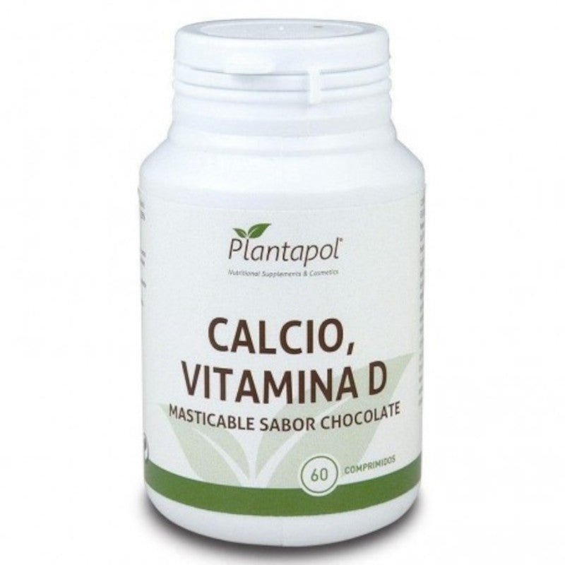 Plantapol Calcio + Vitamina D Sabor Chocolate 60 Comprimidos-1