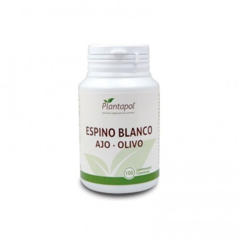 Plantapol Espino Blanco + Ajo + Olivo 550 mg 100 Comprimidos-1