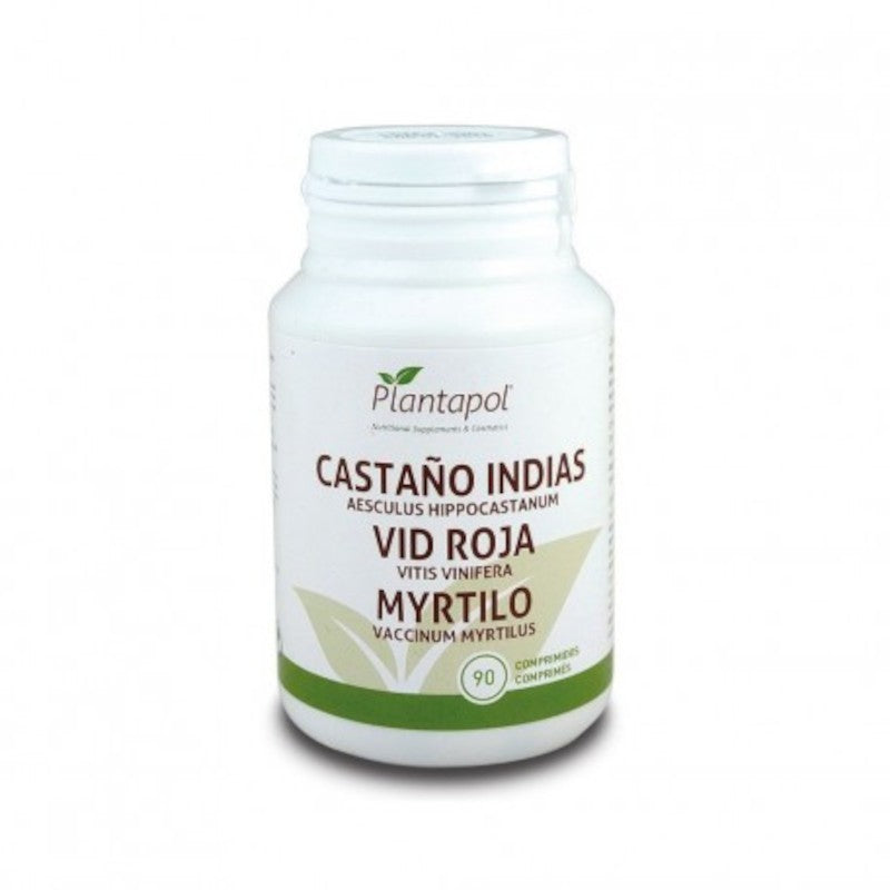 Plantapol Castaño de Indias + Vid Roja + Mirtilo 90 Comprimidos-1