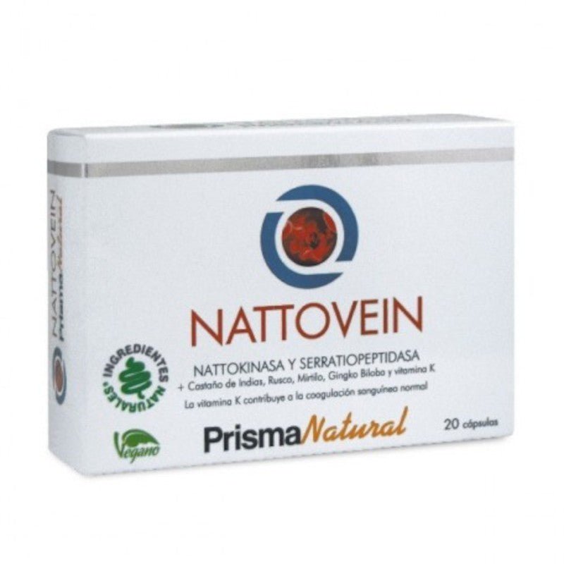 Prisma Natural Nattovein 20 Cápsulas-1