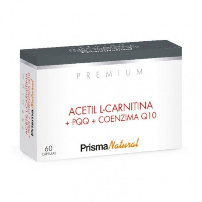 Prisma Natural Acetil L-Carnitina + PQQ + Coenzima Q10 60 Cápsulas-1