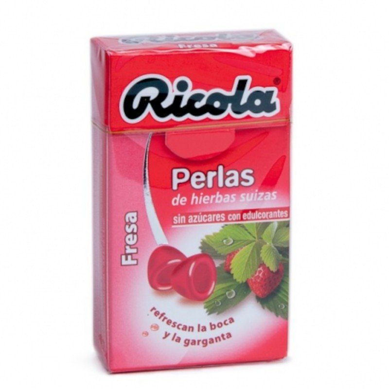 Ricola Perlas S/A Fresa 25 g-1