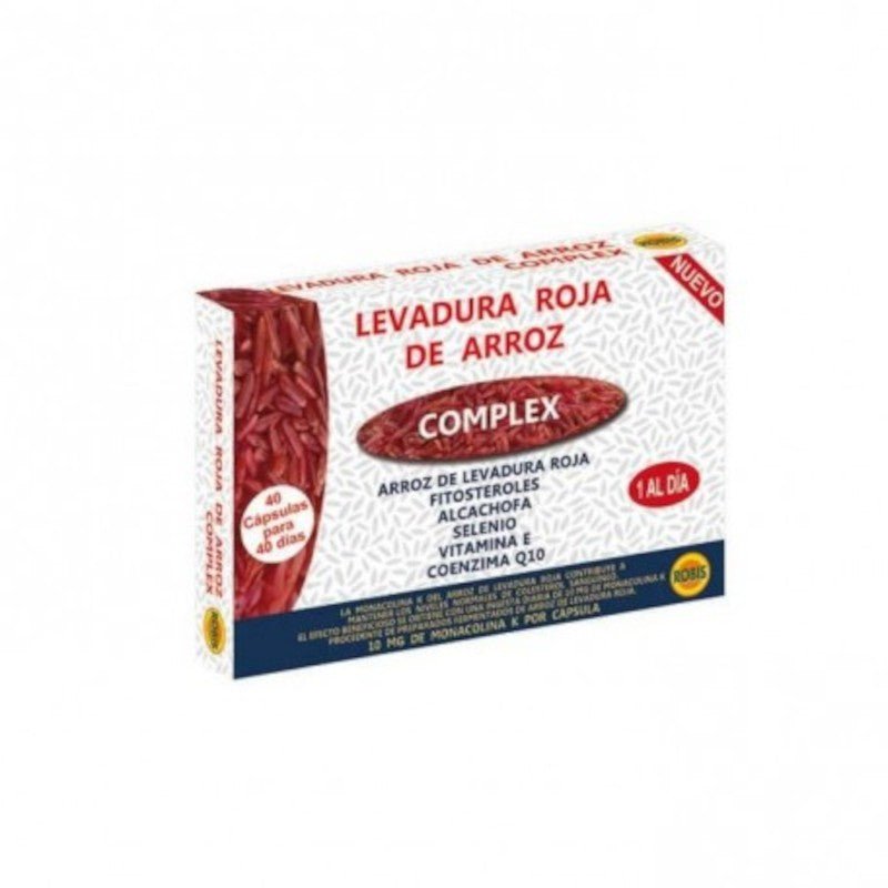 Robis Levadura Roja de Arroz Complex 40 Cápsulas-1