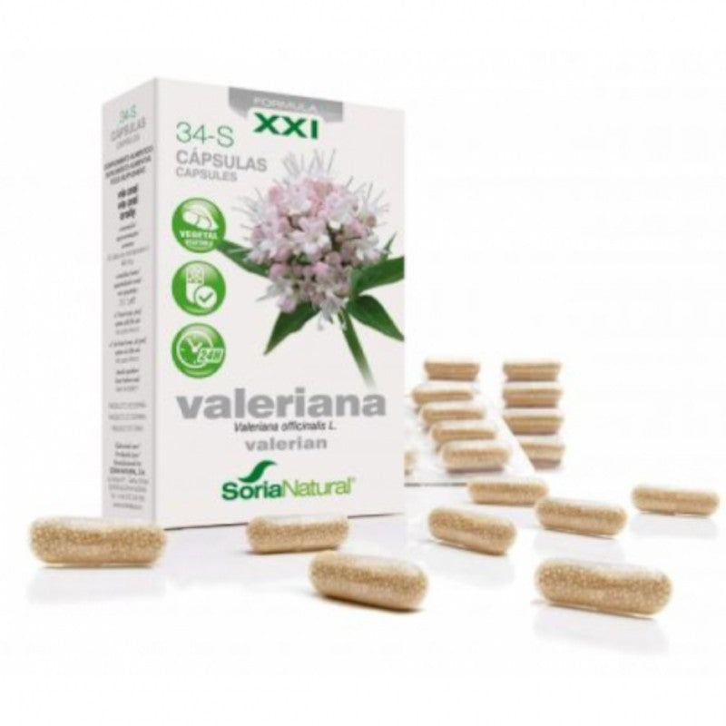 Soria Natural 34-S Valeriana 30 Cápsulas-1