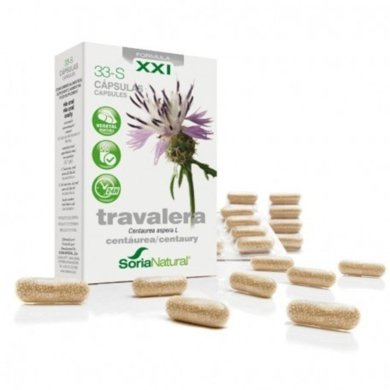 Soria Natural 33-S Travalera 30 Cápsulas-1