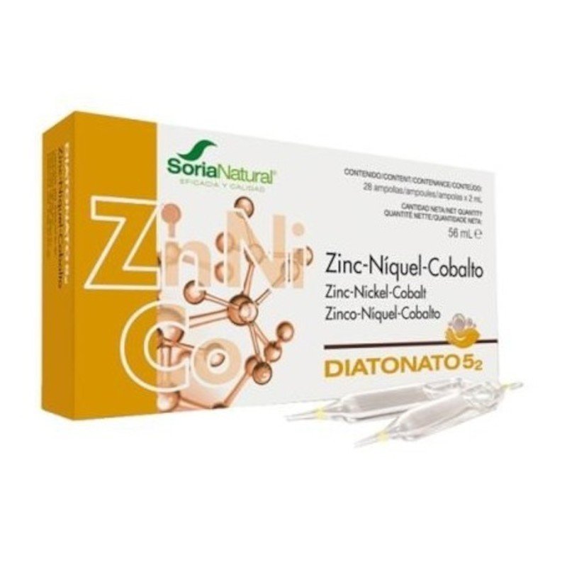 Soria Natural Diatonato 5/2 Zinc - Niquel - Cobalto 28 Viales-1