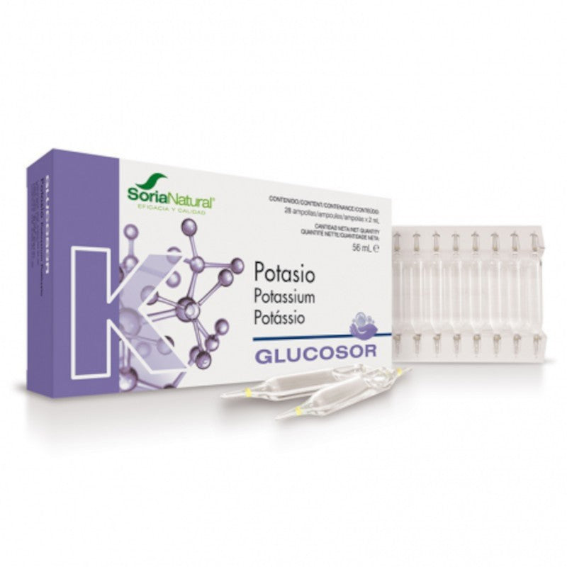 Soria Natural Glucosor Potasio 2 ml 28 Ampollas-1