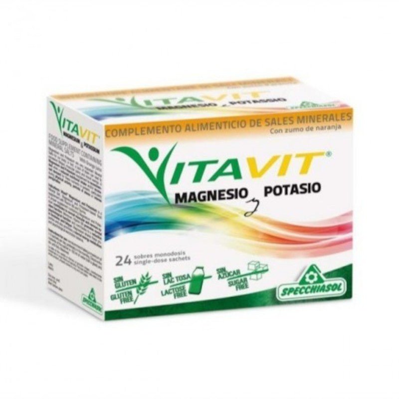 Specchiasol Vitavit Magnesio y Potasio 24 Sobres-1