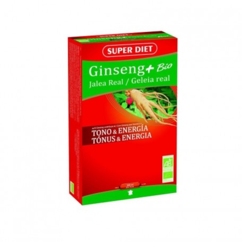 Superdiet Ginseng + Jalea Real Bio 20 Ampollas-1