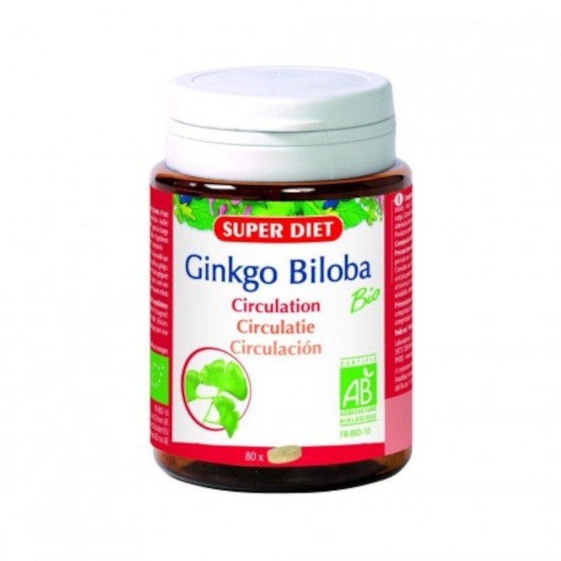 Superdiet Ginkgo Biloba Bio 80 Comprimidos-1