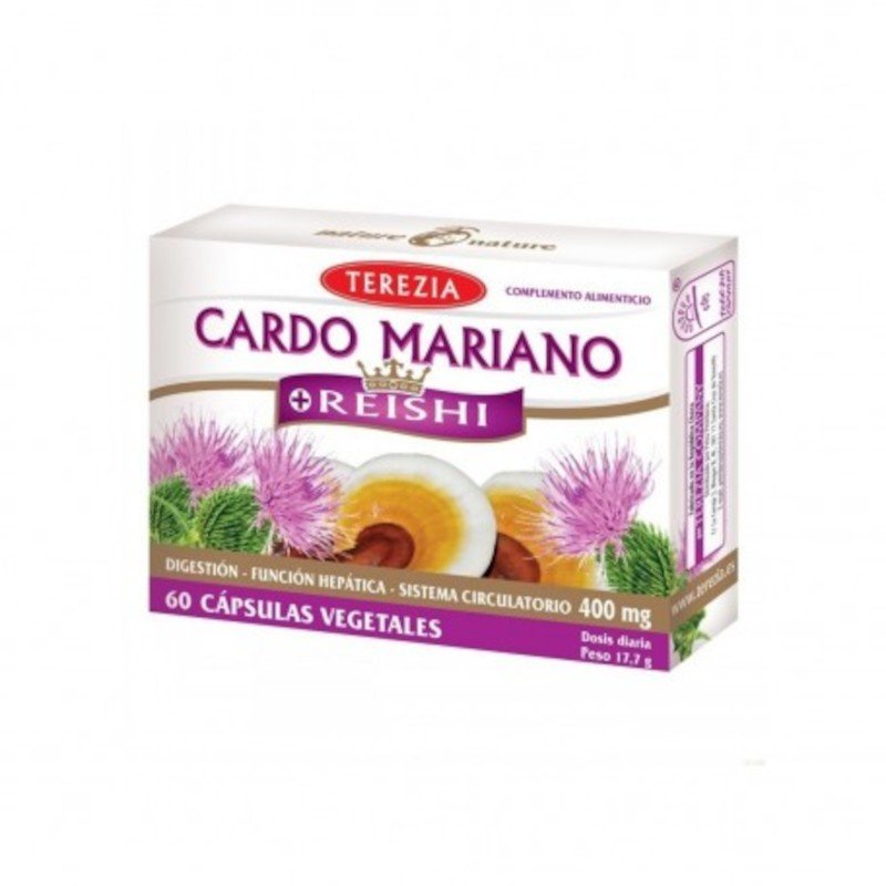 Terezia Cardo Mariano + Reishi 60 Cápsulas-1