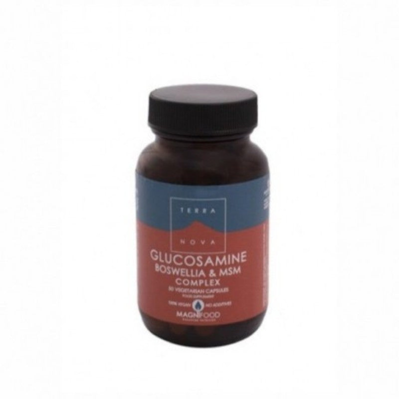 Terranova Glucosamina, Boswelia y MSM Complex 50 Cápsulas-1