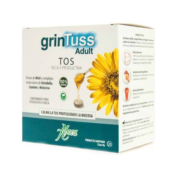 Grintuss Adult Tos Seca 20 Comprimidos-1