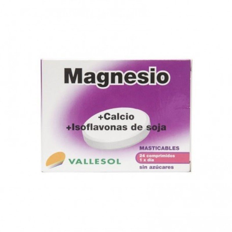 Vallesol Vallesol Magnesio+calcio+isoflavonas 24 Comprimidos-1