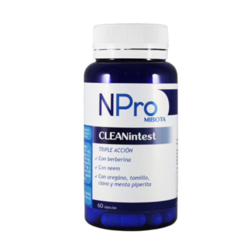 NPro Mibiota CLEANintest 60 cápsulas-1