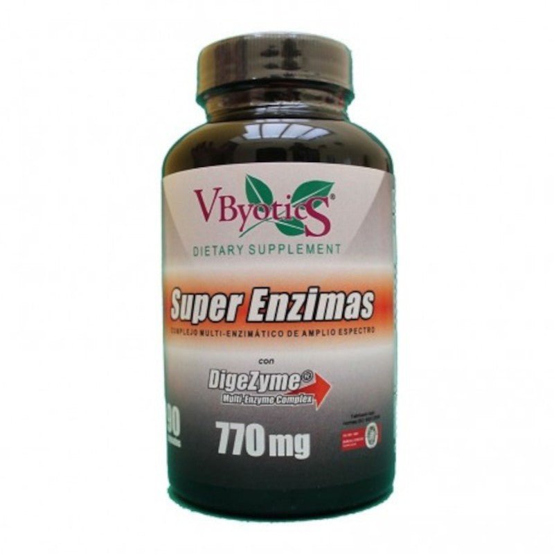 Vbyotics Superenzimas con Digeszyme 90 Cápsulas-1