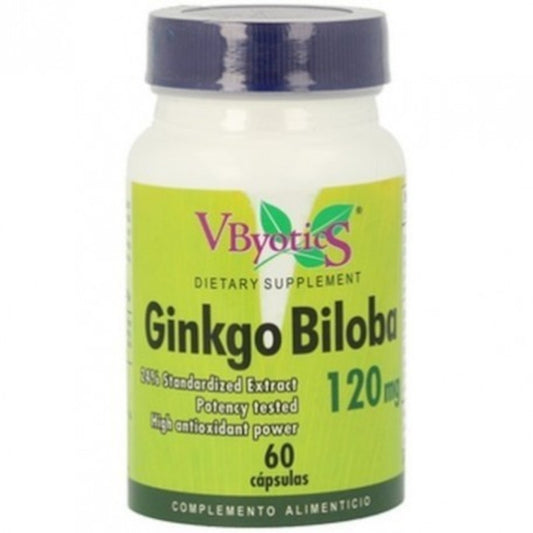 Vbyotics Ginkgo Biloba 60 mg 120 Cápsulas-1