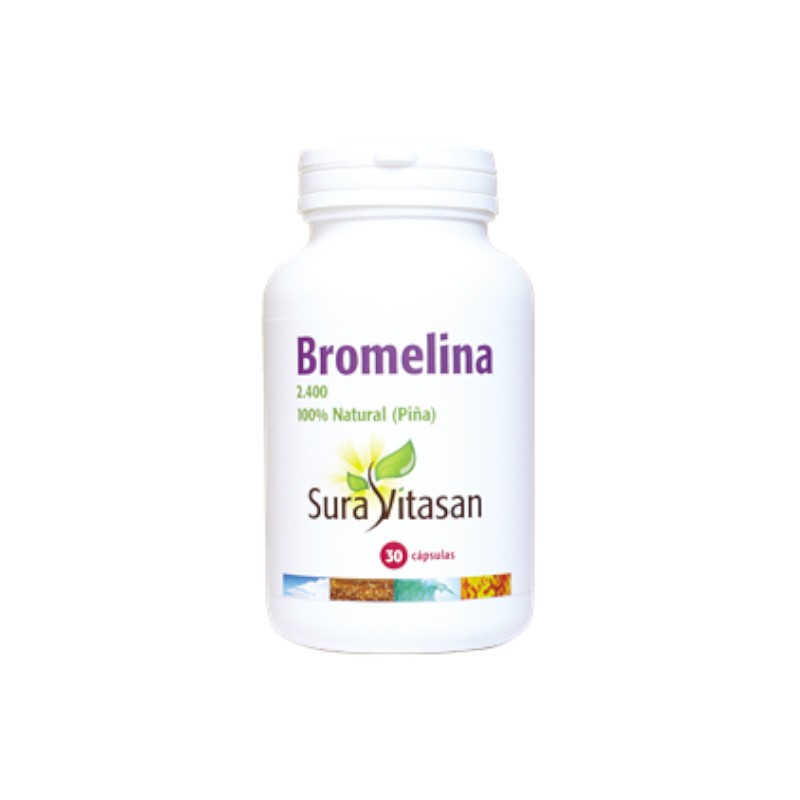 Sura Vitasan Bromelina 2.400 500 mg 30 Cápsulas-1