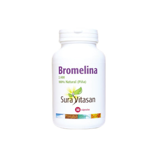 Sura Vitasan Bromelina 2.400 500 mg 30 Cápsulas-1